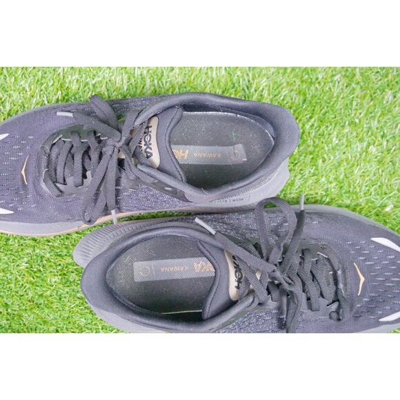 Hoka Black and Gold Athletic Shoes - Picture 4 of 7